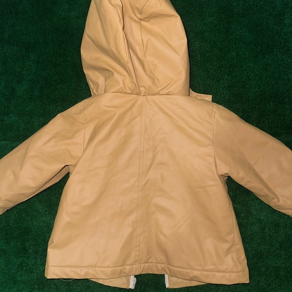Zara Kids Beige Hooded Raincoat - Picture 4 of 4